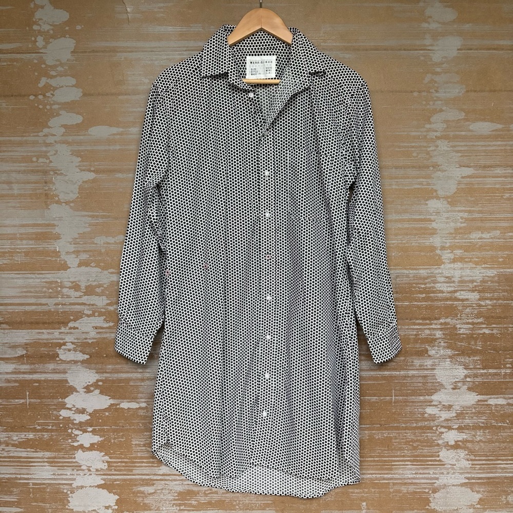 Wear Cisco The Mini Dress Polka Dot Print Laggen Look Art to Wear Womens XS/S